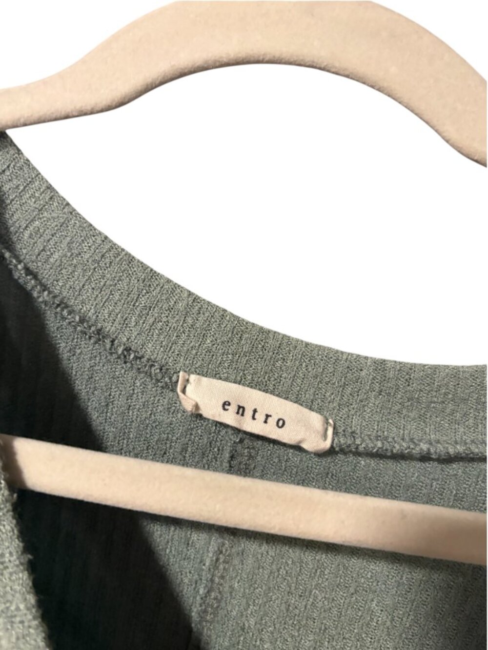 Entro Ribbed Oversized Top - Picture 4 of 5